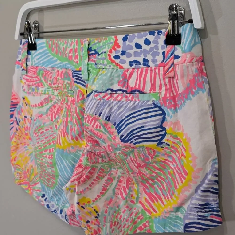 Lilly Pulitzer The Callahan Short Roar of the Sea Tropical Resort - Size 00